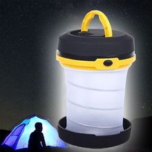 Mini lanterna de acampamento retrátil, lanterna led multifuncional portátil para áreas externas, lâmpada de emergência, iluminação de tenda 2024 - compre barato