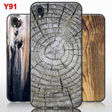 6.2" For vivo Y91 Y91C Case Wood Stone pattern style For vivo Y91 Y91 C Full Protective Cover vivoY91 phone Cases coque shell 2024 - buy cheap