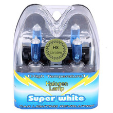 2Pcs H8 100W 12V 6000K Xenon Super White Car Headlight Bulbs Auto Fog Light Lamp Bulb Automobile Head Light Light Source 2024 - buy cheap