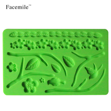 Plum Flower Silicone Lace Fondant Baking Mold DIY Gift Decorating Tools 3D Clay Resin Candy Mold 02027 2024 - buy cheap