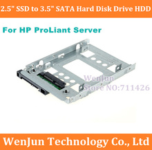 new 654540-001 hdd Caddy 2.5" to 3.5" SAS SATA SSD HDD Bracket Tray Hot Swap Bracket Bay For Gen 8 N54L N40L N36 2024 - buy cheap