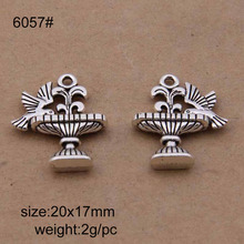 Pingente para pulseiras liga metálica, acessório para fazer joias liga metálica 20x17mm 2024 - compre barato