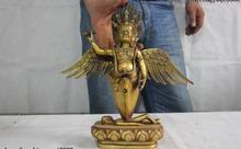 Tibet Temple Copper Bronze Gilt Vajra Fly Wrathful Heruka Mahakala Buddha Statue 2024 - buy cheap