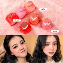 waterproof long lasting air cushion seal blush cream contour makeup palette Heart blusher palette orange peach color blusher 2024 - buy cheap