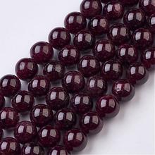 1strand 8mm Round Natural Garnet Beads Gemstone Stone for Jewelry Making Hole: 1mm about 49pcs/strand 2024 - buy cheap