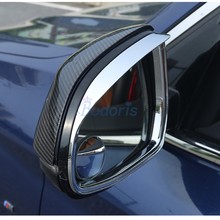 Estilo do carro espelho da porta capa de chuva guarnição painel visão traseira overlay 2018 2019 para bmw x3 g01 x4 g02 x5 g05 x7 g07 acessórios 2024 - compre barato