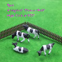 5PCS 19.69 inch HO OO scale Model Fences for Model Train Railway 1:75 No Cattle GY45075 Railway Layout 2024 - buy cheap
