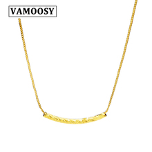VAMOOSY New Design Necklace hollow pendant 24K Gold color real copper Necklaces For Gifts Pendant Choker Not fade Color 2024 - buy cheap