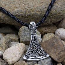 youe shone Men Amulet Pantgram Rune Norse Viking Axe Norse Jewelry Mammen style Charm  pendant 2024 - buy cheap