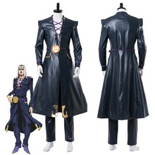 Roupa de cosplay de jojo's bizarre adventure: vento dourado, conjunto completo de fantasia de carnaval para halloween 2024 - compre barato