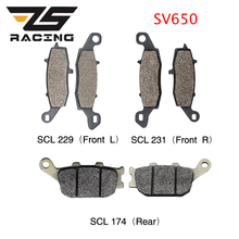 ZS Racing-pastillas de freno de disco delantero para motocicleta, semimetálicas, para Motocross, Suzuki SV650, juego de pastillas de freno 2024 - compra barato