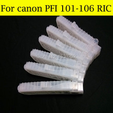 8 шт./лот пустой перезаправляемый картридж PFI-105 для Canon iPF6300s iPF6350s/6350 s принтера 2024 - купить недорого