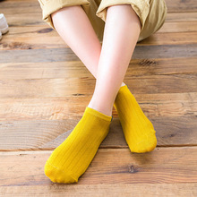 5 пара/лот, женские летние короткие носки, белые низкие носки-башмачки, носки-тапочки карамельных цветов для девушек, оптовая продажа 2024 - купить недорого