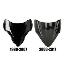 Motorcycle Dual Bubble Windshield Windscreen For Suzuki GSX1300R GSX 1300 R Hayabusa 1999-2007 2008-2017 2016 2015 2014 2013 2024 - buy cheap