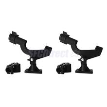 2 Piece / Set Adjustable Fishing Rod Holder Rail Side Mount Boat Kayak Fishing Pole Rack Stand Tackle Tool For Marine Yacht 2024 - buy cheap
