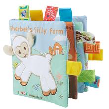 Baby Learning&Education Animal embroidery Soft Cloth Book animals Fabric Book Infant Baby Early Education Cloth Books goat 2024 - buy cheap