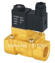 Free Shipping 1/2" NC Brass Electric Air Water Solenoid Valve Low Power Consumption DC12V,DC24V,AC110V or AC220V 2024 - buy cheap
