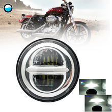 Faro LED de 5,75 pulgadas para Dyna Sporter Street Bob, FXDB 5, 3/4 ", con DRL blanco 2024 - compra barato