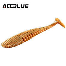 ALLBLUE 5pcs/lot Soft Fishing Lure Silicone Shad Worm Bait 95m 5.4g Swimbait Vivid Pike Bass Lure isca artificial Fishing Tackle 2024 - buy cheap