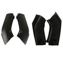 Molde de inyección de plástico ABS para carenado de coche, cubierta de aire izquierda o derecha, color negro, para Kawasaki ZX6R ZX-6R, años 2000 a 2002, zx-6r 2024 - compra barato