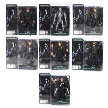 NECA-figuras de acción de Terminator 2, 7 tipos de 18cm en PVC, modelos T-800/T-1000 2024 - compra barato