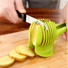 1 pc cebola tomate vegetal slicer ajuda de corte guia titular cortador gadget ferramentas de cozinha multi-função clipe de alimentos limão t 2024 - compre barato