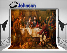 Fondo de estudio fotográfico de la última cena de la pintura de brussels, impresión por ordenador de alta calidad, para pared 2024 - compra barato