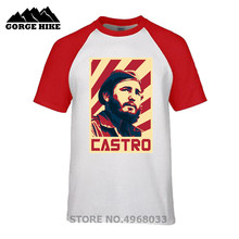 Newest Brand Outdoor Clothes Top Tshirt Fidel Castro Retro Propaganda Men T-shirt EL Comandante Che Guevara Short Sleeve T shirt 2024 - buy cheap