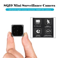 Minicâmera portátil sq19 hd 1080p, câmera digital com detecção de movimento, vídeo, voz, microgravador com função de visão noturna infravermelha 2024 - compre barato