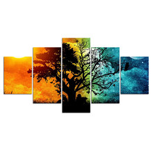 5 pieces Landscape tree sky Wall Art Picture Gift Home Decoration Canvas Print painting for living room printed on canvas 2024 - buy cheap