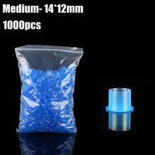1000PCS 14mm Medium Size Tattoo Ink Cups Blue Plastic Disposable Ink Caps Cups For Tattoo Ink Free Shipping 2024 - buy cheap
