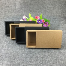Cajas de cartón para cajón de artesanías, Cajas de Regalo de papel Kraft marrón, embalaje en blanco para match/lighte/Crafts, 50 Uds. 2024 - compra barato