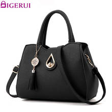 DIGERUI New Fashion Women Handbag Tassel High Quality PU Leather Bags Brief Women Shoulder Bag Ladies Bags A915/Z 2024 - buy cheap