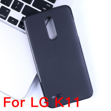 Мягкие ТПУ чехлы для LG K11 LM-X410EOW 5,3 дюйма защитный чехол для телефона черный матовый защитный чехол 2024 - купить недорого