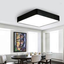 Simples quadrado Luz de Teto Lâmpadas Para Casa Sala Quarto Simples E Moderno Restaurante Corredor Corredor Com LED 2024 - compre barato