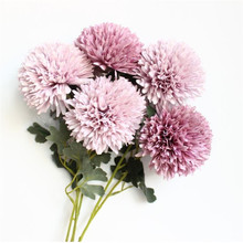 12Pcs Fake Long Single Stem Dandelion Simulation Oil Painting Chrysanthemum Ball for Wedding Home Decorative Artificial Flowers 2024 - buy cheap