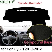 StplrgeCP For VW volkswagen golf 6 double layer Car Dashboard Cover Avoid Light Pad Instrument Platform Dash Board Cover Sticker 2024 - buy cheap