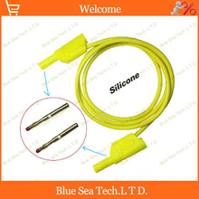 2pcs 1M superposition female to male 4mm banana test line,Patch Cord,test leads 1KV/32A,customizable 1.5/2/3M Free Shipping 2024 - buy cheap