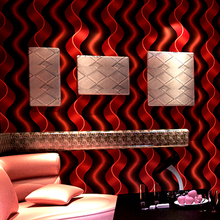 New Modern fashion wallpaper 3d reflective flash Curve stripe wall covering hotel background wall corridor bar wallpapers coffee 2024 - buy cheap