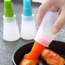 Silicone Honey Oil Bottle with Brush for Barbecue Cooking Baking Pancake BBQ Tools Kitchen Accessories Barbacoa Storage Bottles 2024 - buy cheap