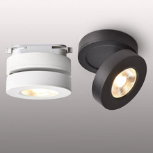 Mazorca ultradelgada LED Down Light 5 W 7 W 10 W LED Spot lámpara superficie montada luz descendente blanca lámpara de seguimiento LED COB cuerpo negro 2024 - compra barato