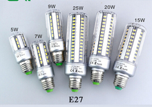 10 шт. светодиодный Светодиодные лампы E27 E14 SMD5736, 5 Вт 7 Вт 9 Вт 12 Вт 15 Вт 20 Вт 25 Вт 2024 - купить недорого