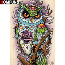 HOMFUN Full Square/Round Drill 5D DIY Diamond Painting "Cartoon owl" Embroidery Cross Stitch 3D Home Decor Gift A11419 2024 - buy cheap
