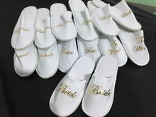 Chinelos personalizados, chinelos de festa de noiva, protocolo de testes, dama de honra, festa de casamento, spa, dia de noite, lembranças de festa de casamento 2024 - compre barato