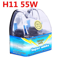 H11 55W Halogen with Packing Box Fog Light High Power Auto Bulbs 6000K 12V Headlight for Ford Parking Car Styling 2024 - buy cheap
