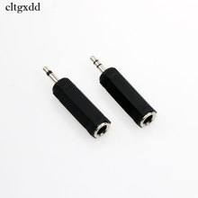 Cltgxdd plugue macho de 3.5mm para 6.5mm/6.35mm, plugue fêmea de 2/3, adaptador de tomada de áudio, conector para microfone 2024 - compre barato