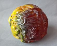 wide:8.5 cm / Elaborate Chinese antique handwork artificial amber resin 12 zodiac statue 2024 - buy cheap