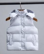 Colete infantil de algodão com capuz, casaco quente com capuz para garotas e crianças primavera outono 2018 2024 - compre barato