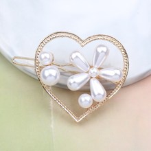 T161 1PC New Fashion Women Girls Pearl Hairpins Girl Star Heart Hair Clip Delicate Hair Pin Hair Decorations Jewelry Accessories 2024 - buy cheap
