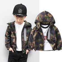 New  Hooded  Camouflage Boy Jackets  Children Coats Fashion   Baby Jacket  8JK023 2024 - buy cheap